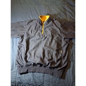 Zero Restriction Wind Stopper M3 Windshirt Men's Size Medium Navy Golf Pullover